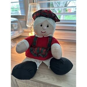 Mrs. Claus Parachute Plush‎ Gibson Greetings 11" Christmas Vintage 1994